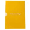 Yellow back of Cheers & Beers pop‑up card with brand icon