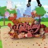 Layered kitten and confetti detail in 3‑D birthday gift card