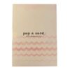 Pastel back of whale baby greeting card with wave motif